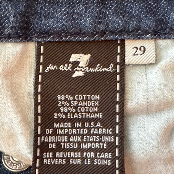 7 for All Mankind ‘A’ Pocket Low Rise Flare Denim Jeans - Picture 7 of 10